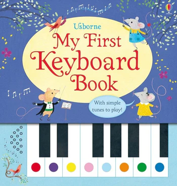 usborne books, piano, baby, music, learn, toddler, book, usborne, dayton, oakwood, centerville, kettering, first, waynesville, springboro, play piano, teach music, keyboard, birthday git