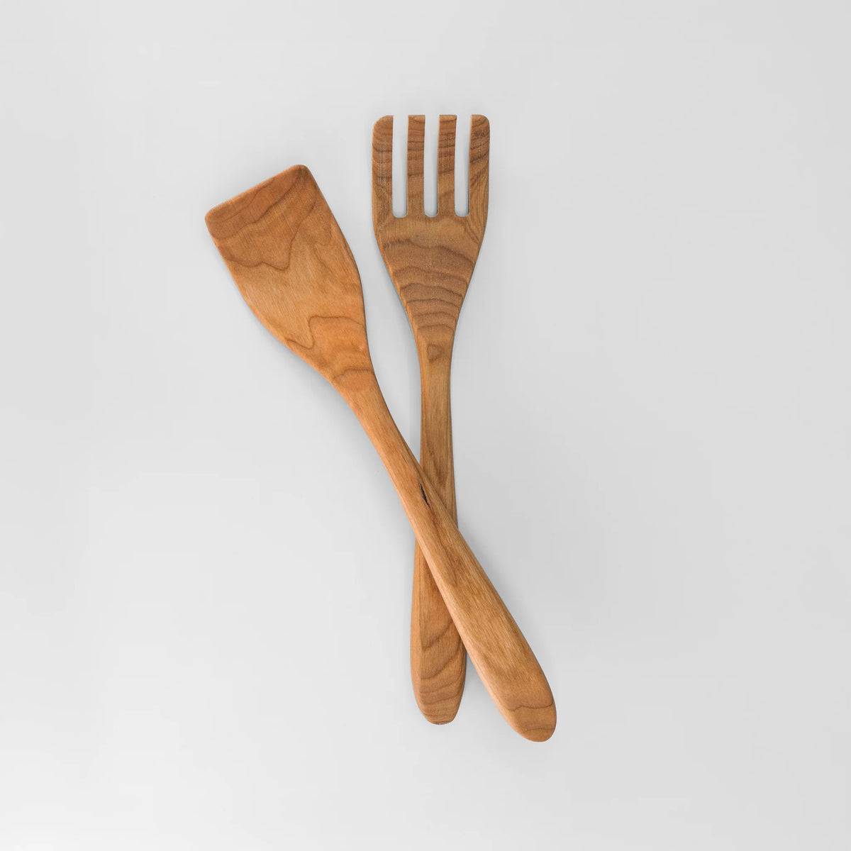 Wooden Caesar Salad Servers