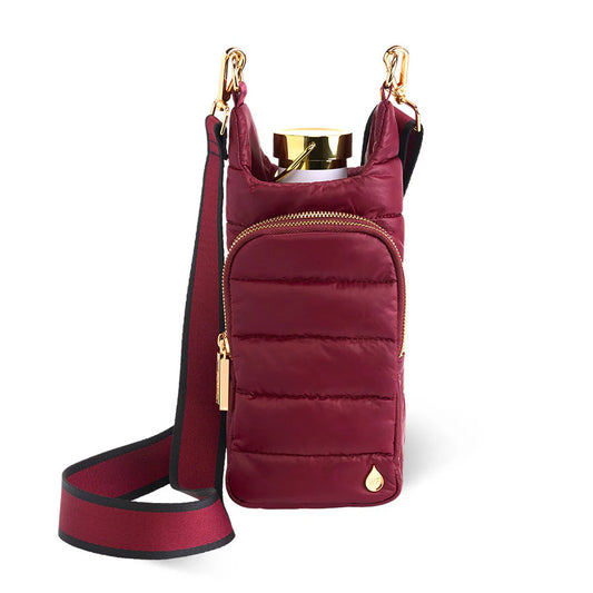 WanderFull Hydrobag Dark Cherry with Striped Strap