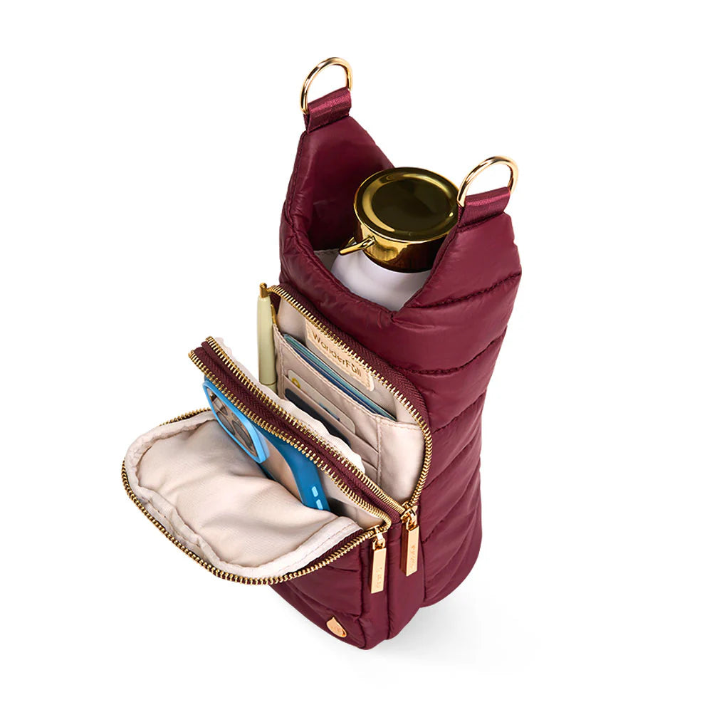 WanderFull Hydrobag Dark Cherry with Striped Strap