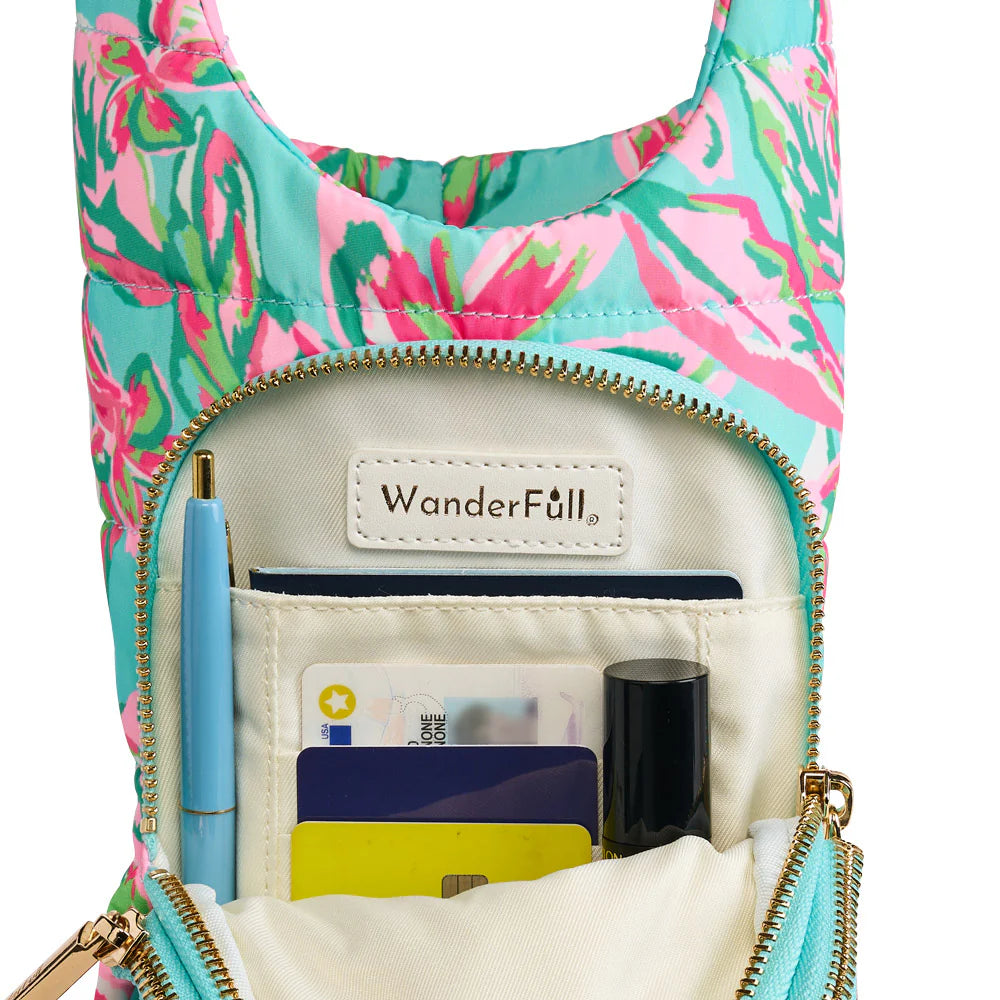 WanderFull HydroBag Vibrant Life Aqua Print