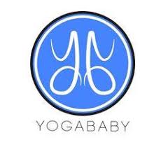 Yogababy logo with a blue circle and white text on a white background sold at The Little Exchange