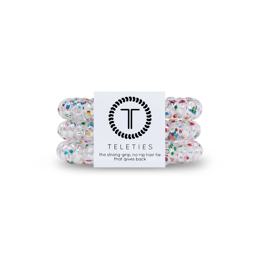 Teleties Party People 3pk Hair Ties Small
