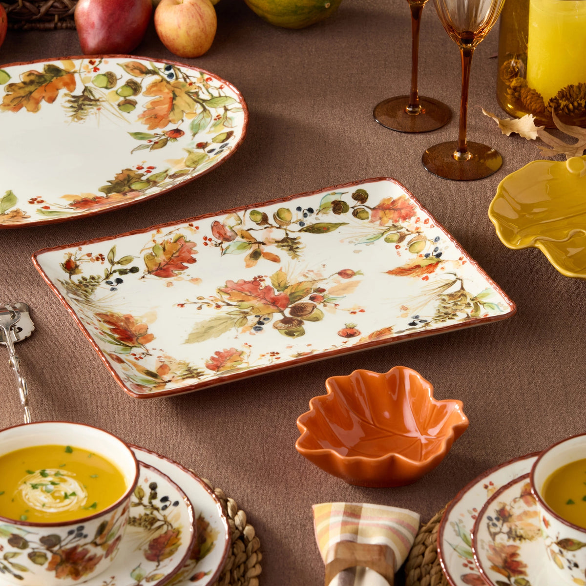Autumn Meadows Rectangular Platter