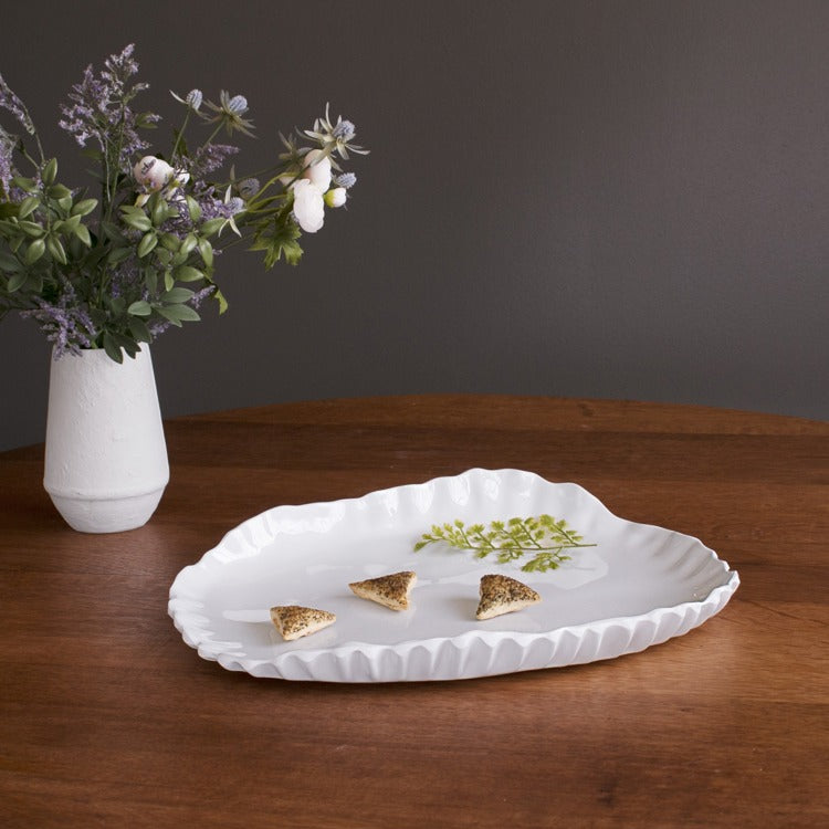 Beatriz Ball VIDA Bloom Pinched Large Oval Platter