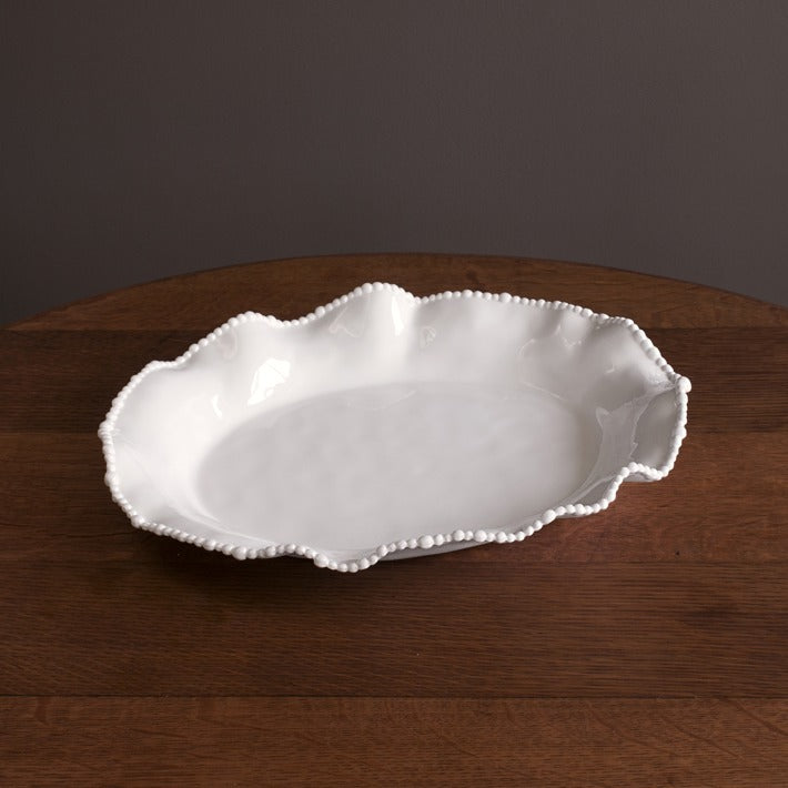 Beatriz Ball VIDA Alegria Large Oval Platter- White