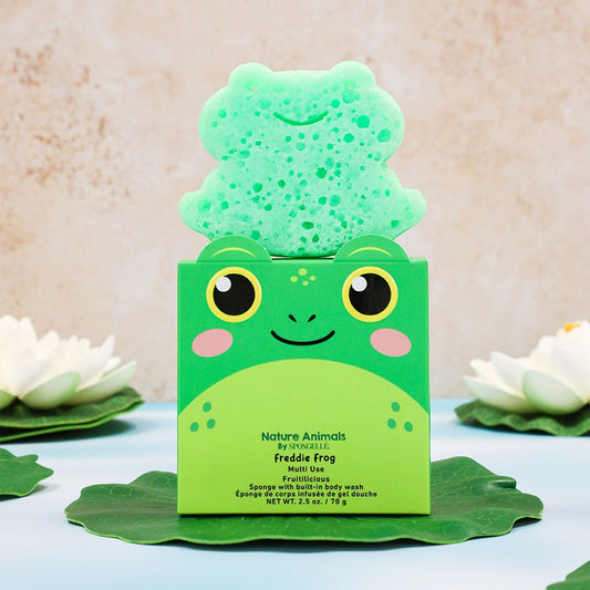 Spongelle Freddie Frog Nature Animals Sponge