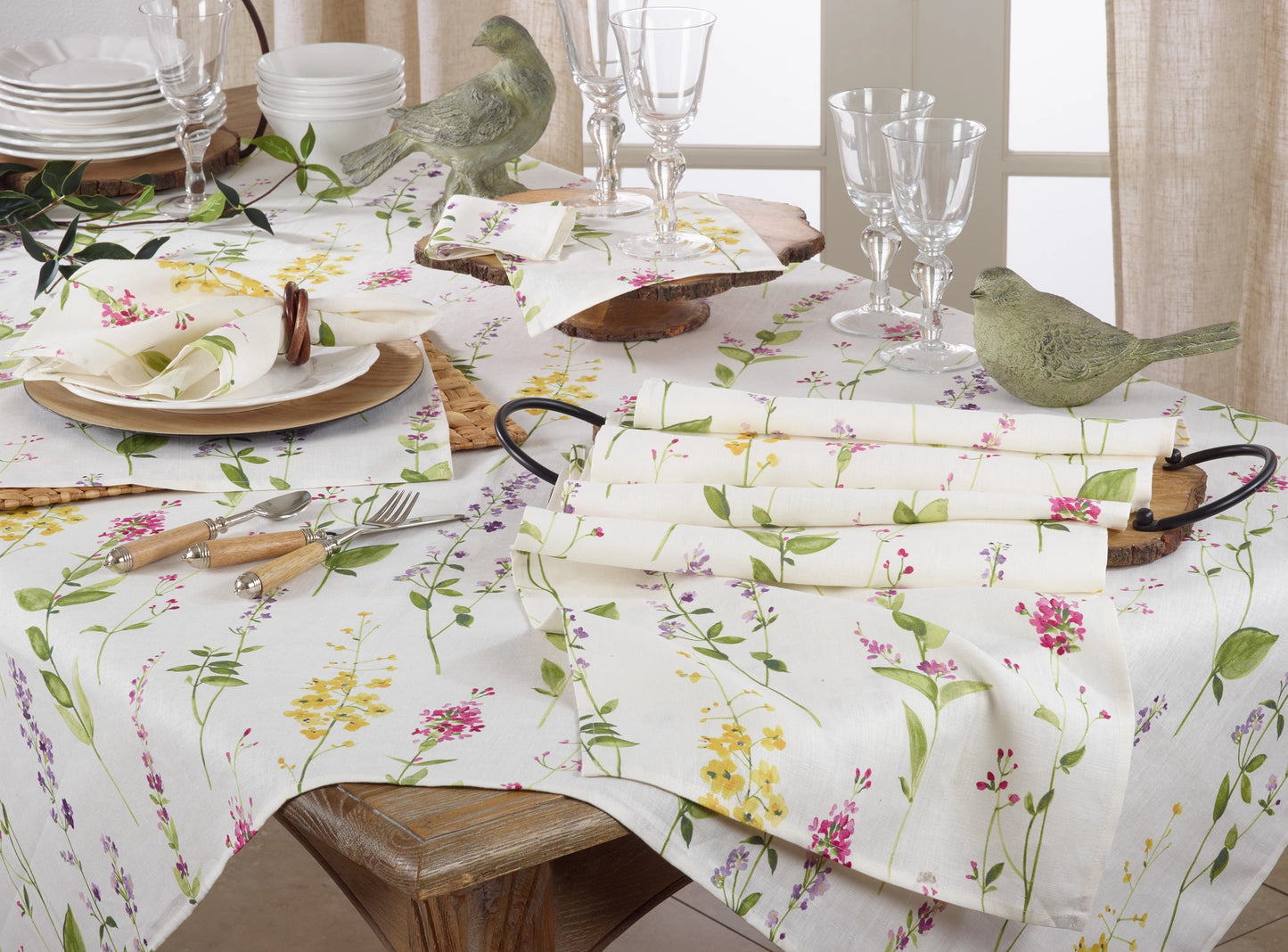 Watercolor Floral Stems Placemat