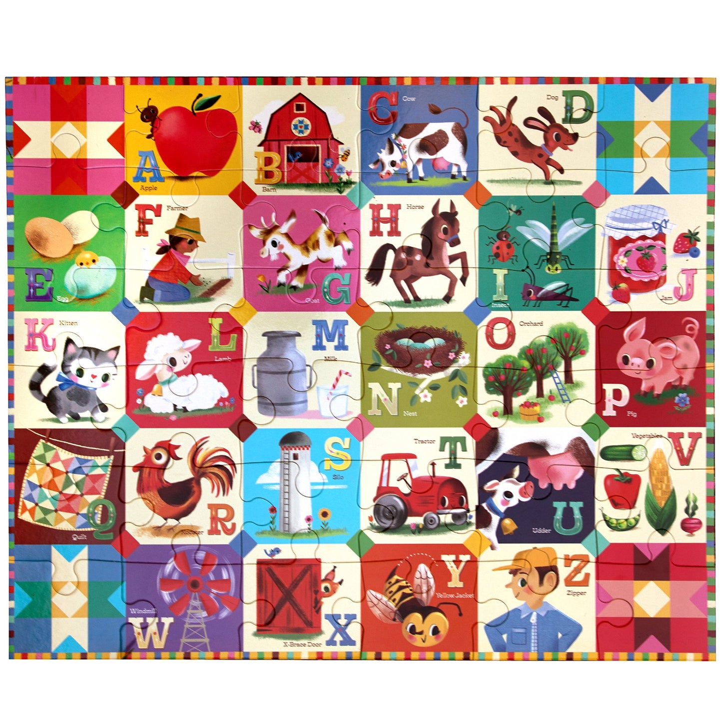 My Farm Alphabet 36 Giant Puzzle
