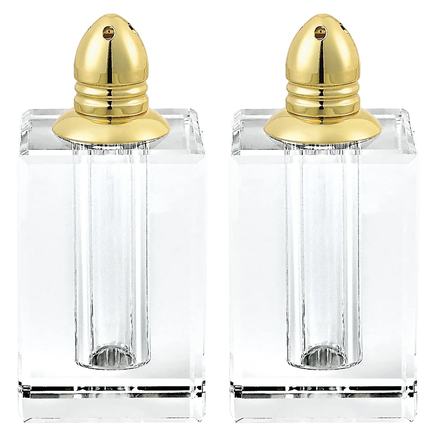 Badash Crystal Spirit Gold Salt & Pepper Set