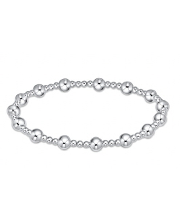 eNewton Extends Classic Sincerity 5mm Bead Bracelet Sterling