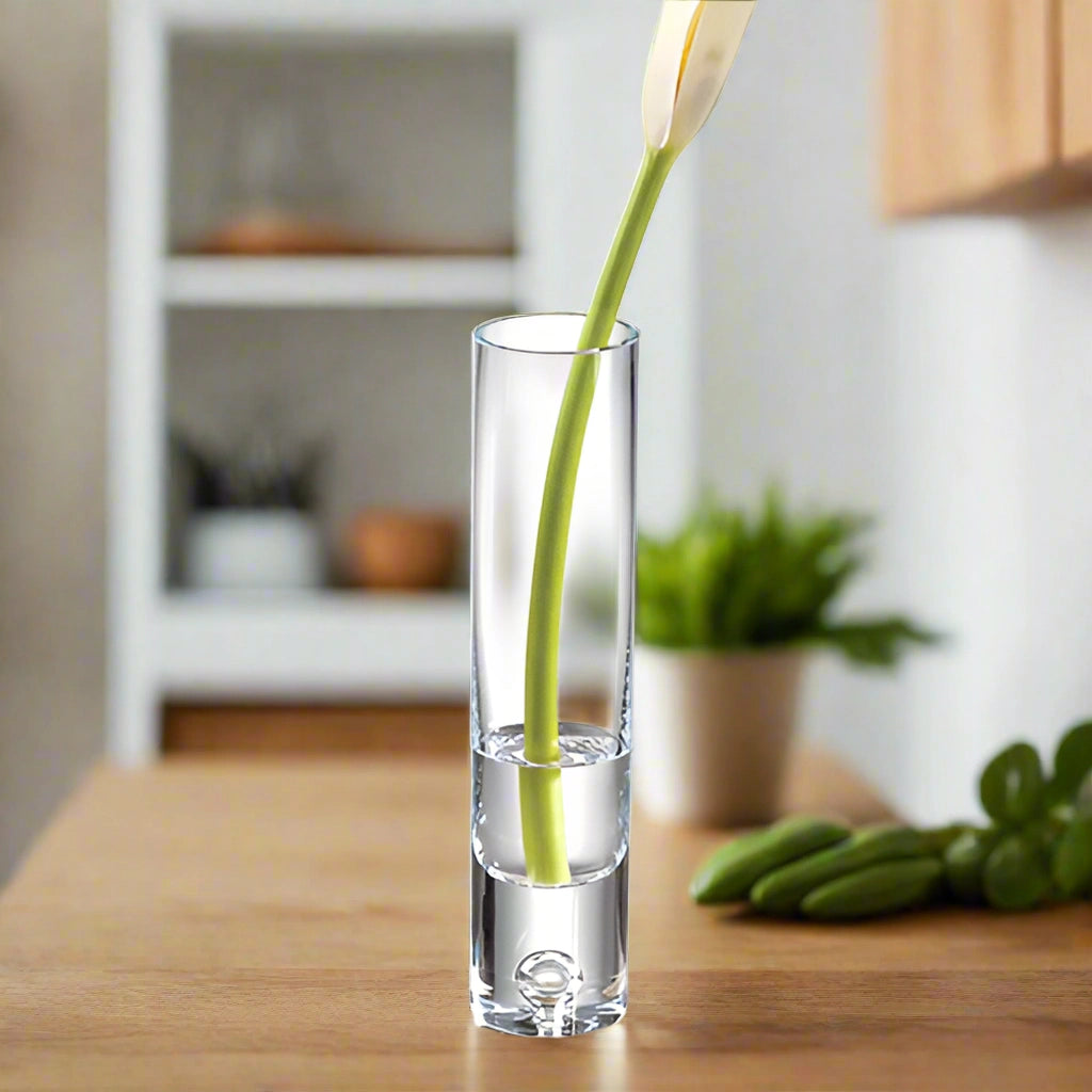 Badash Galaxy 8.5" Mouth Blown Bubble Bud Vase