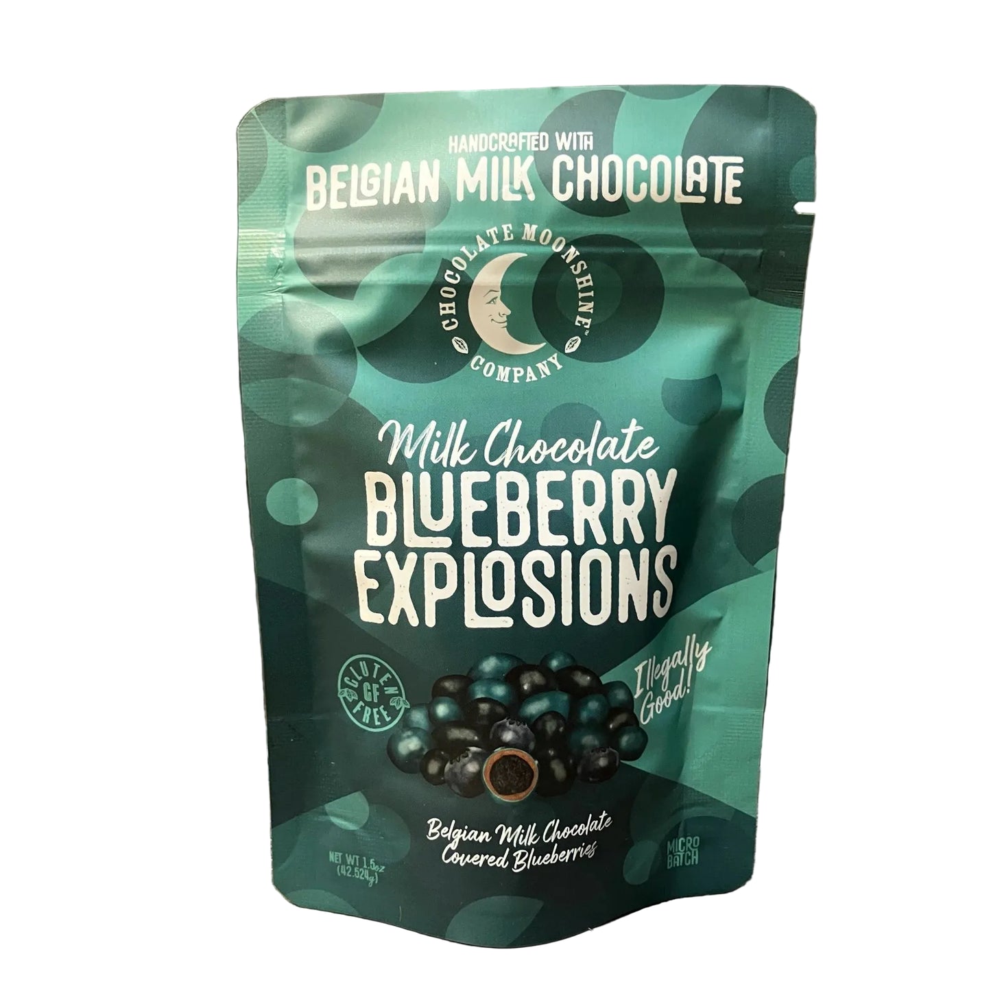 Chocolate Moonshine Blueberry Explosions Snacking Bag