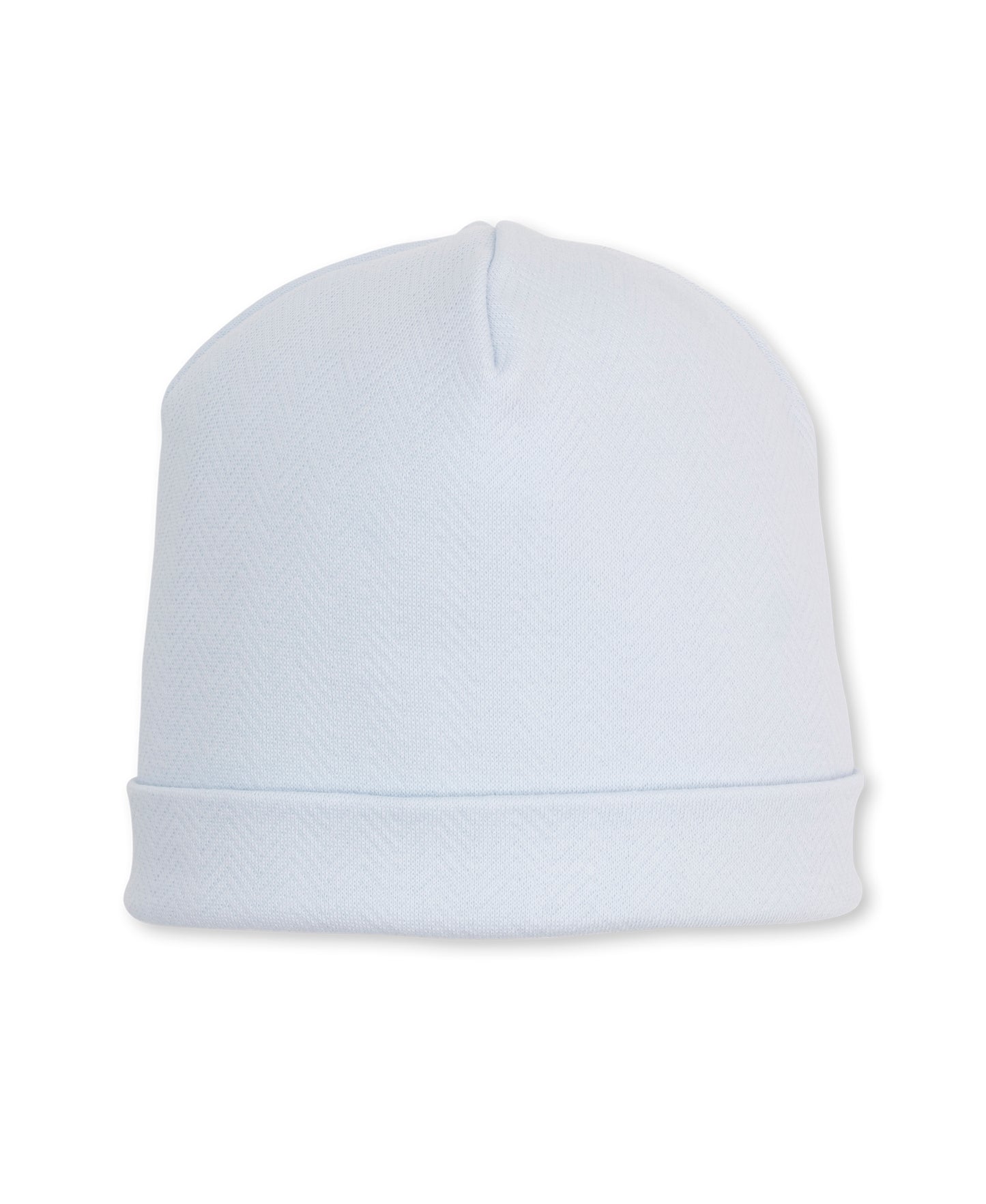 kissy kissy light blue jacquard baby hat