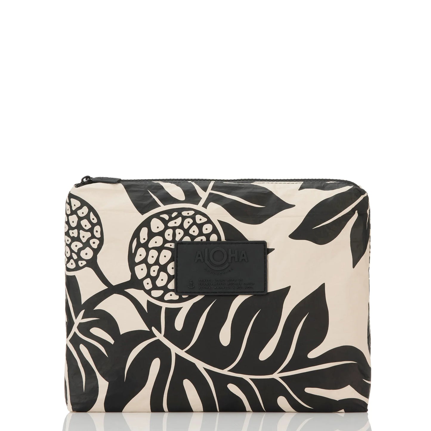 Aloha Collection Holomua Mid Pouch Black on Sandstone