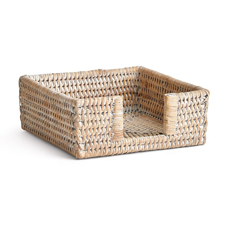 Burma Rattan Square Cocktail Napkin Holder