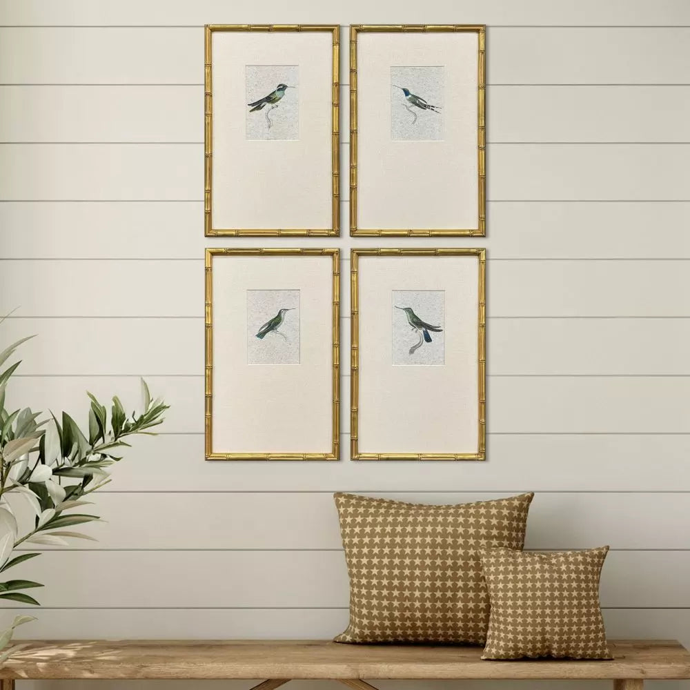 Antique Hummingbirds-1 Framed Print by Paragon