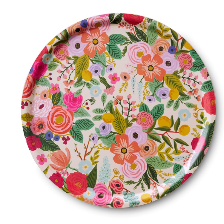 Rifle Paper Garden Party Round Serving Tray