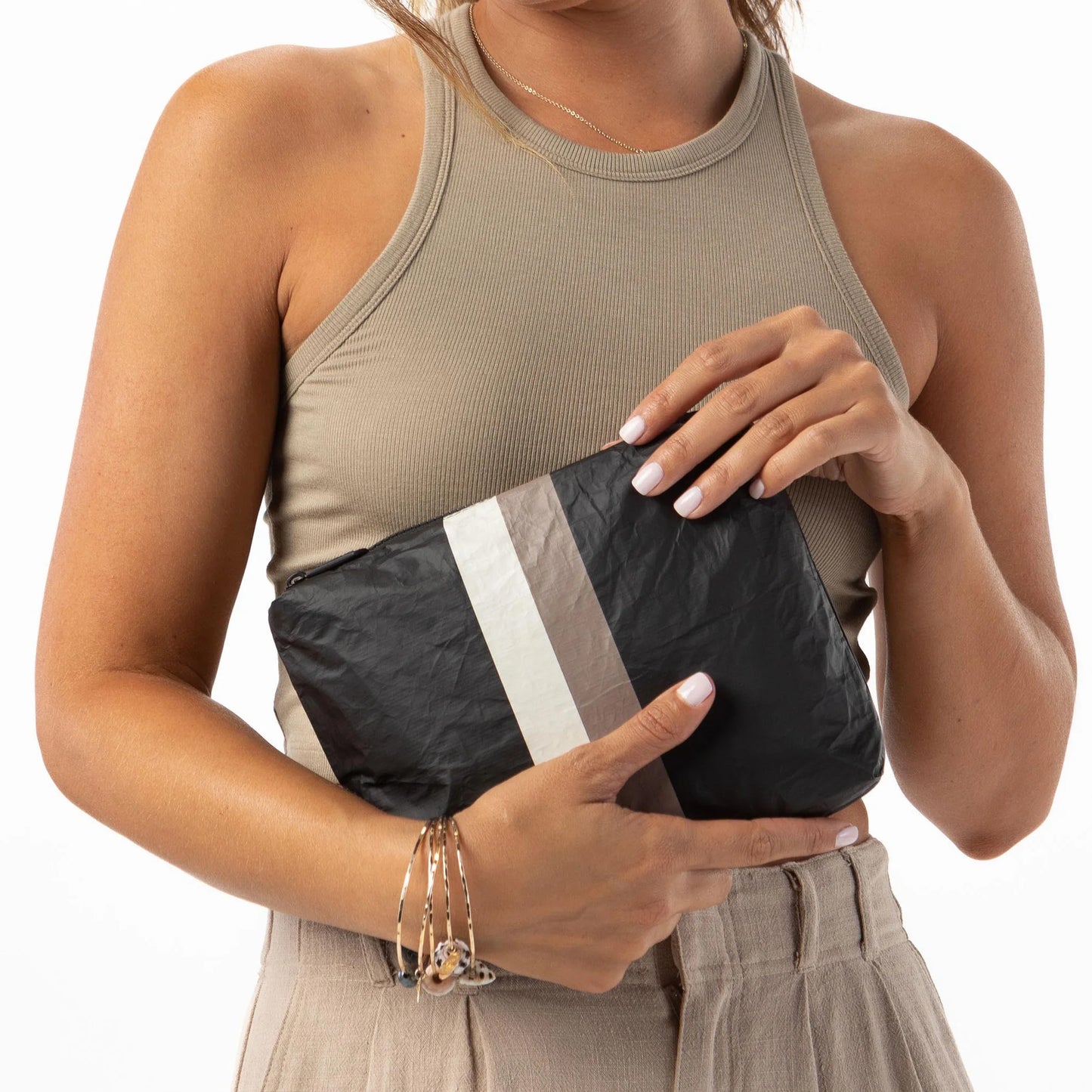 Aloha Collection Le Voyageur Small Pouch Caffe/Black Bag