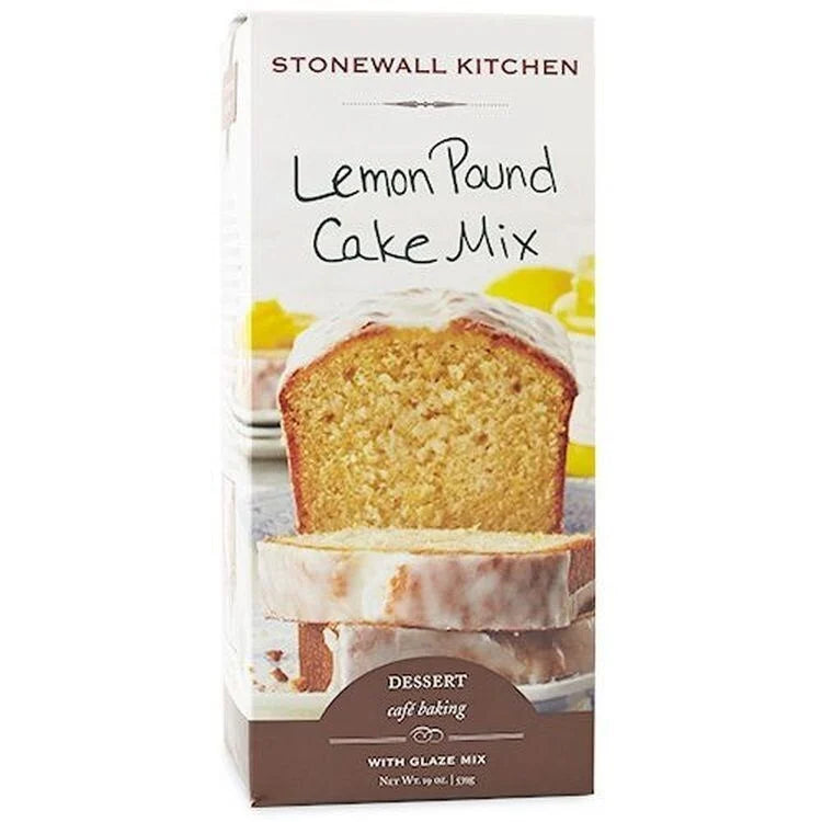 Stonewall Kitchen Lemon Pound Cake Mix w/Glaze Mix