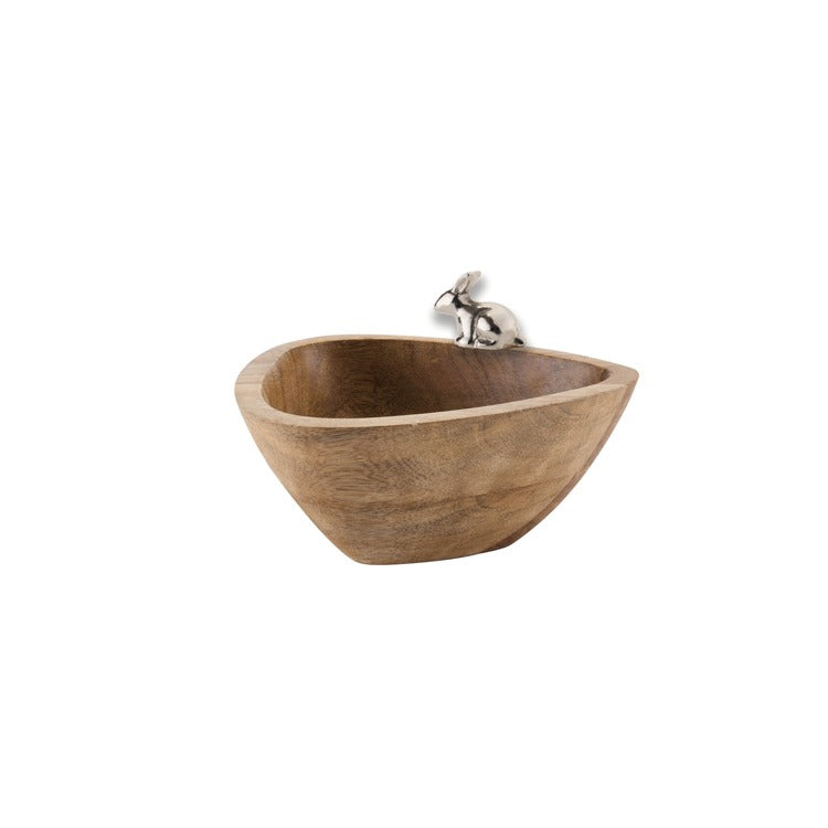 SALE Cast Bunny Small Serving Bowl
