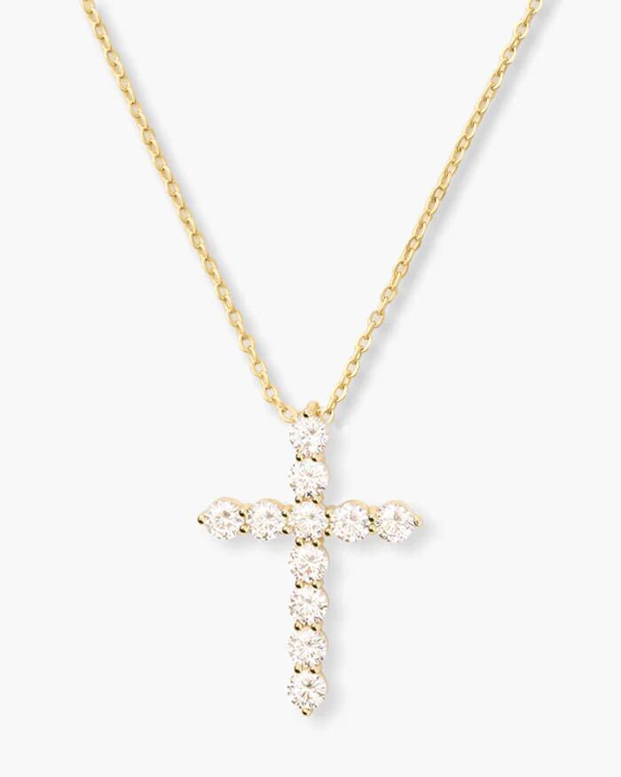 Melinda Maria Oh She Fancy Small Cross Pendant