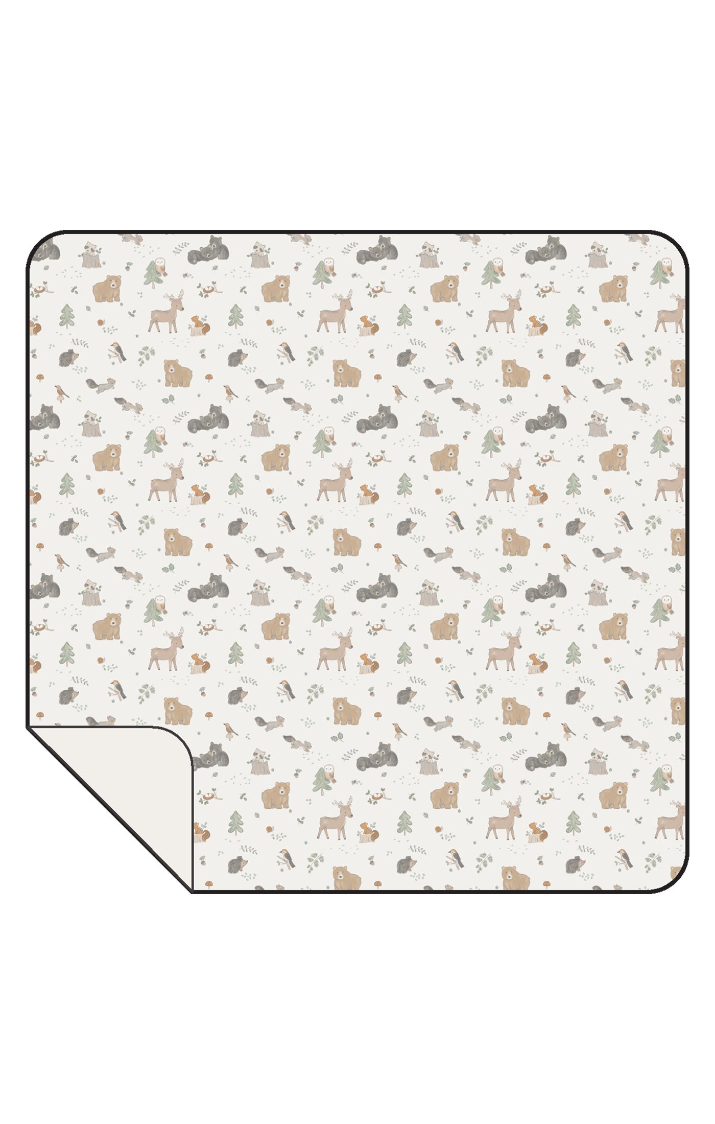 Angel Dear Woodland Babies Swaddle Blanket