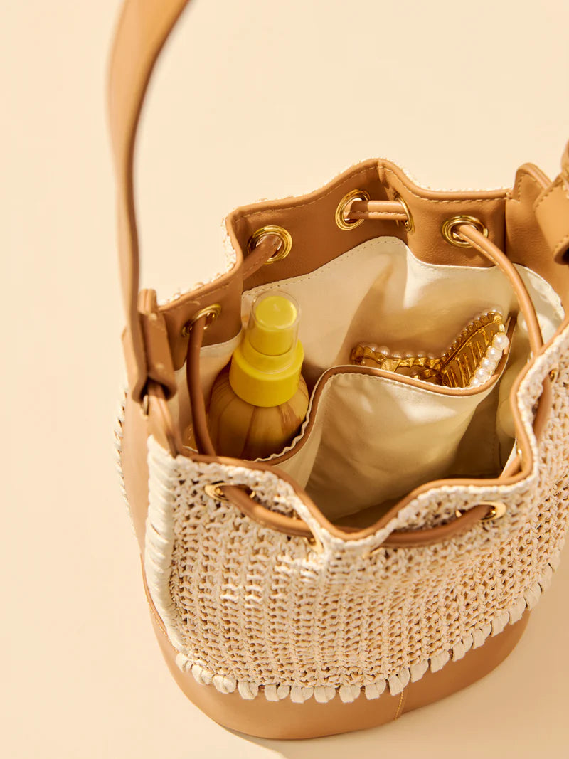 Shiraleah Mia Tan Bucket Bag