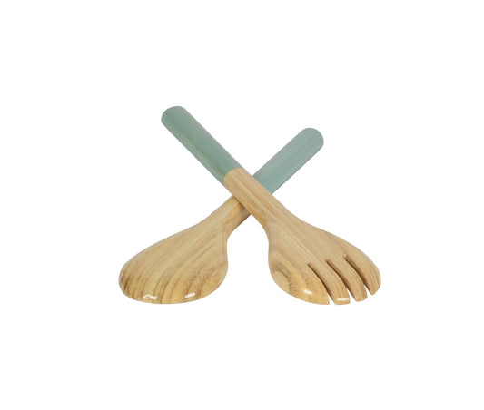 Small Salad Server Set Ice Blue