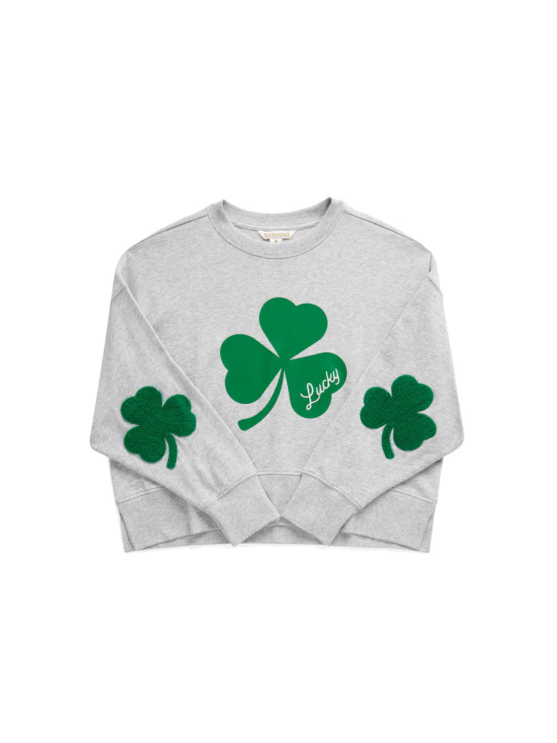 Shiraleah Shamrock Lucky Sweatshirt Medium