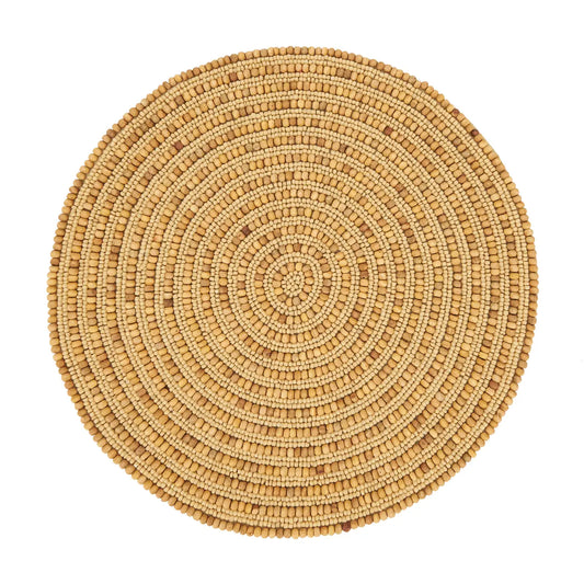 Saro Beaded Spiral Placemat