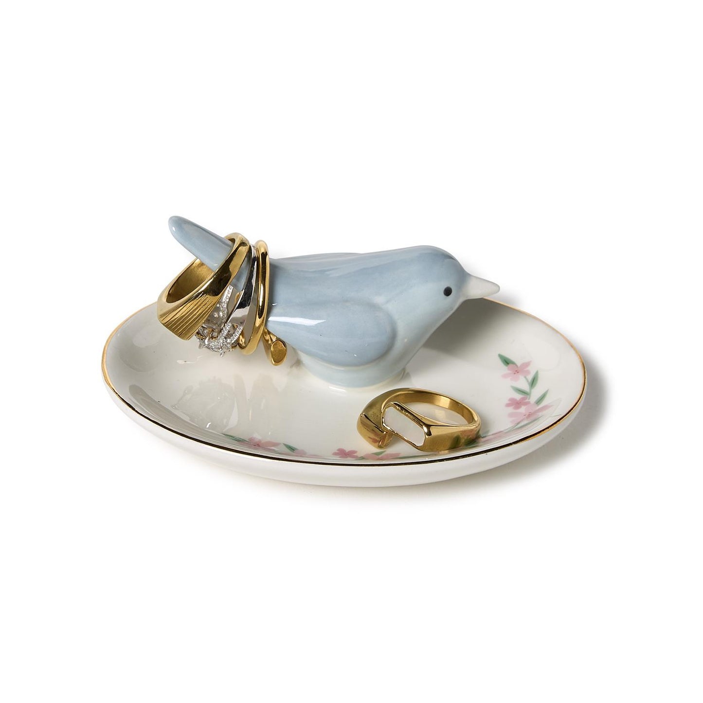 Blue Bird Ring Holder