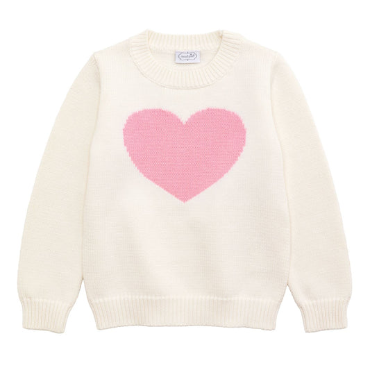 Mudpie Heart Intarsia Sweater L 4T-5T