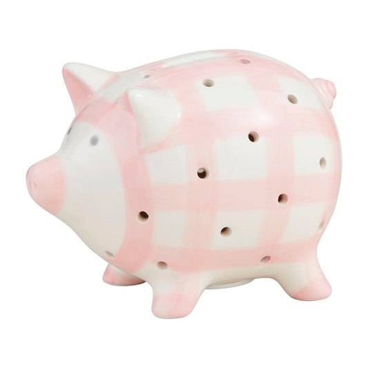 Mudpie Pink Light Up Piggy Bank