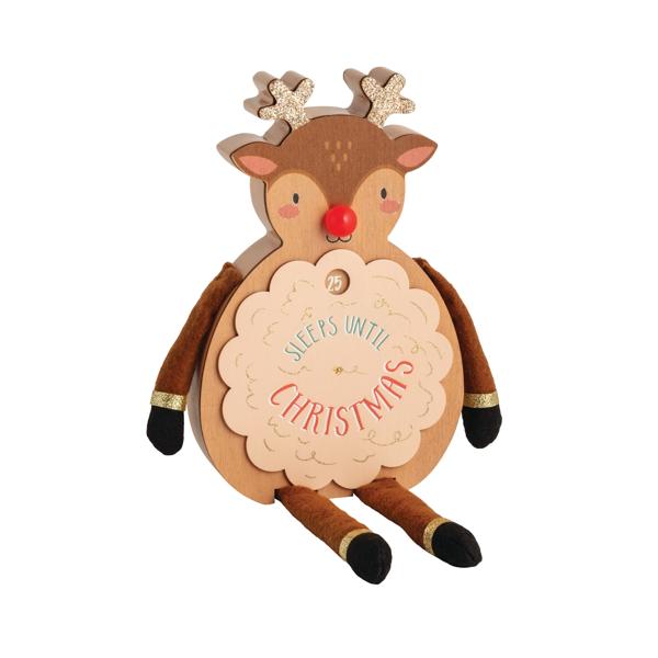 Reindeer Christmas Countdown Sitter
