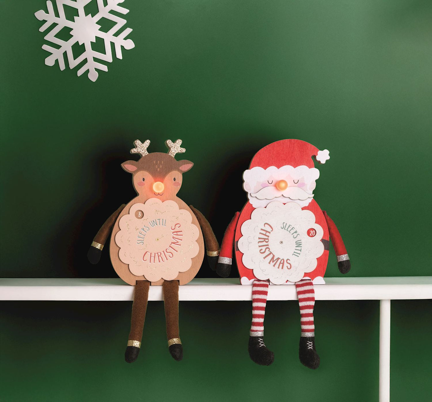 Santa Christmas Countdown Sitter