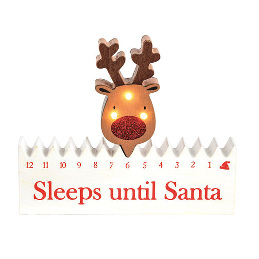 Mudpie Reindeer Countdown Block