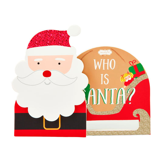 SALE Mudpie Who is Santa? Standing Board Book