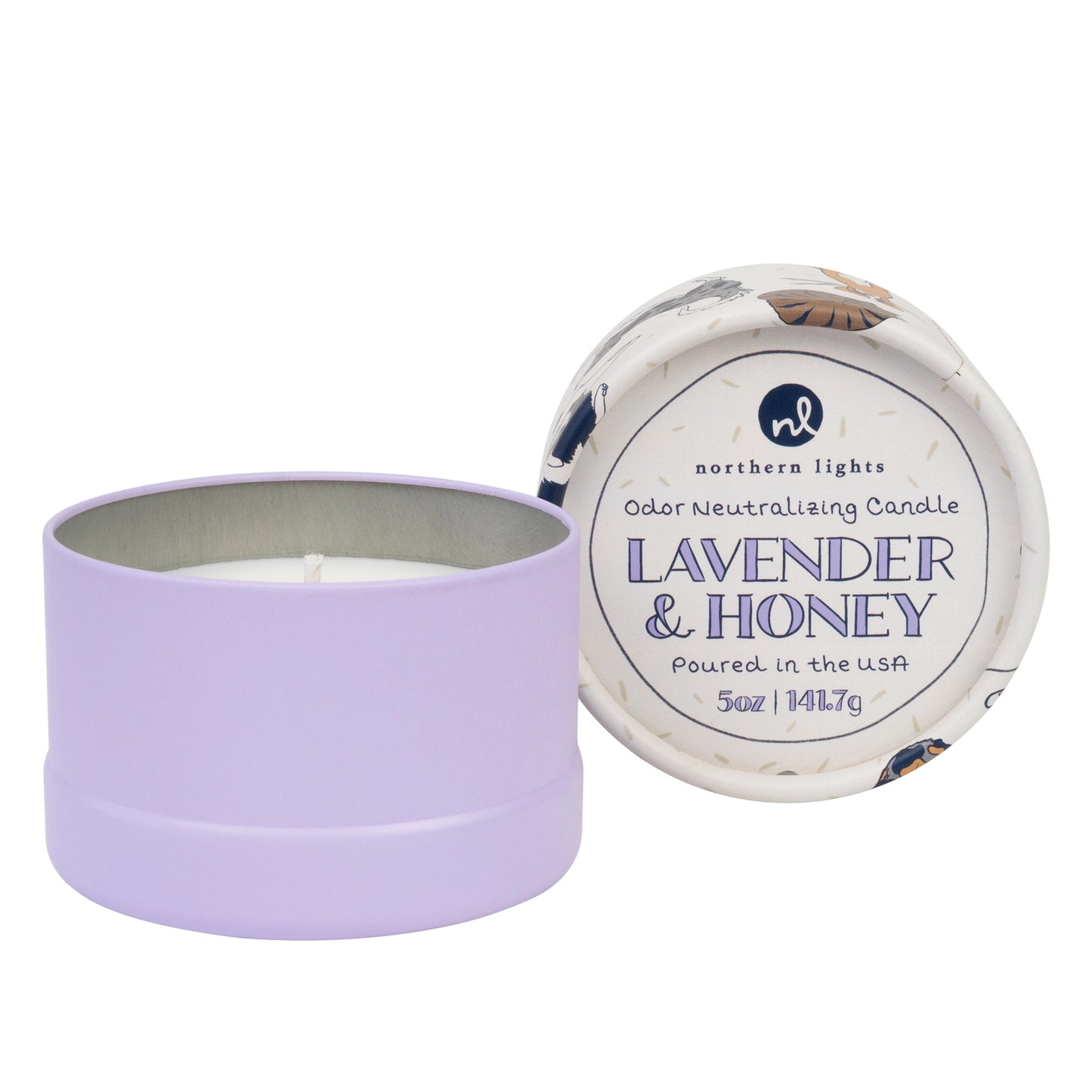 PawsON Pet Odor Neutralizing Candle Lavender & Honey