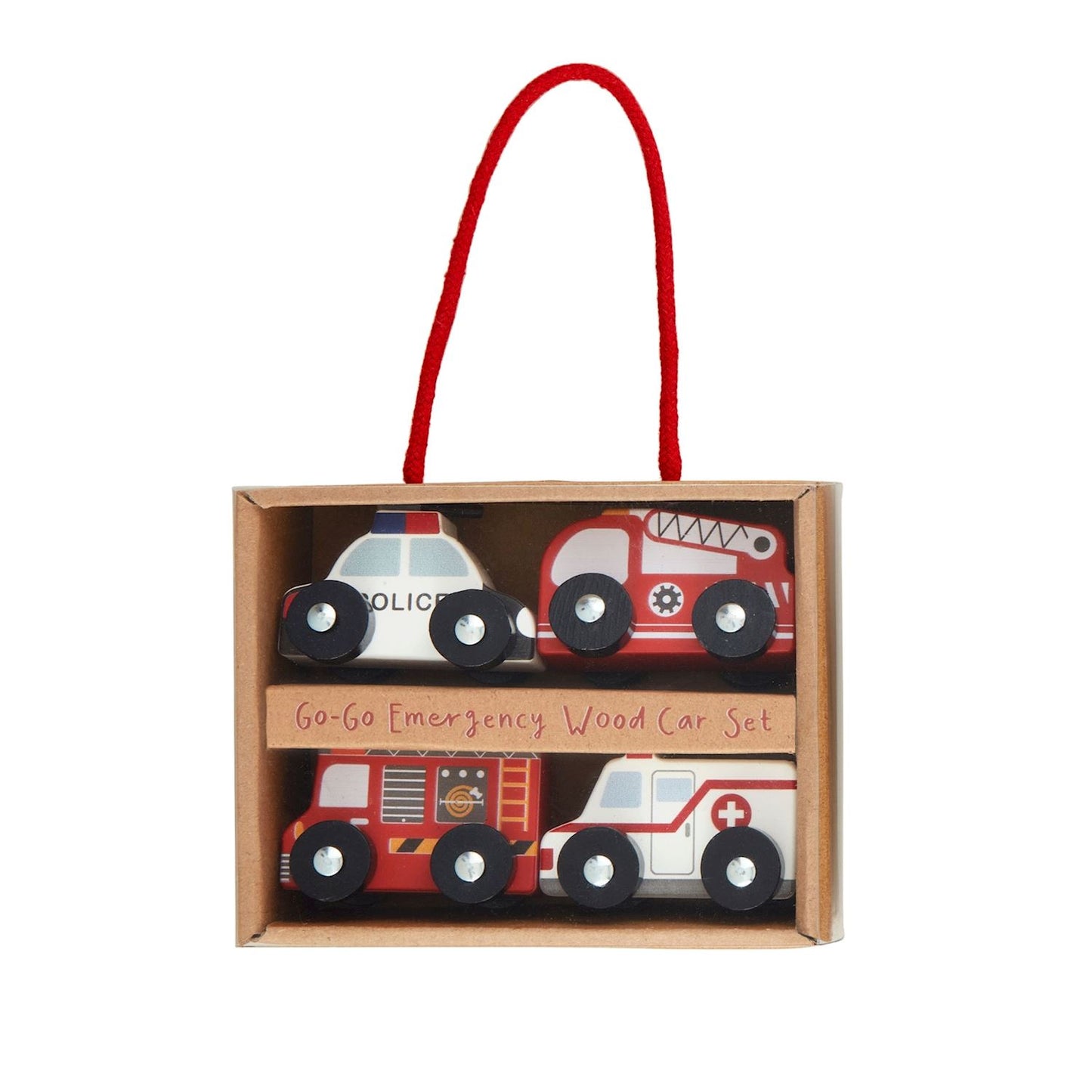 Mudpie Mini Car Set - Emergency Vehicles