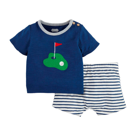 3-6m Golf Baby Short Set