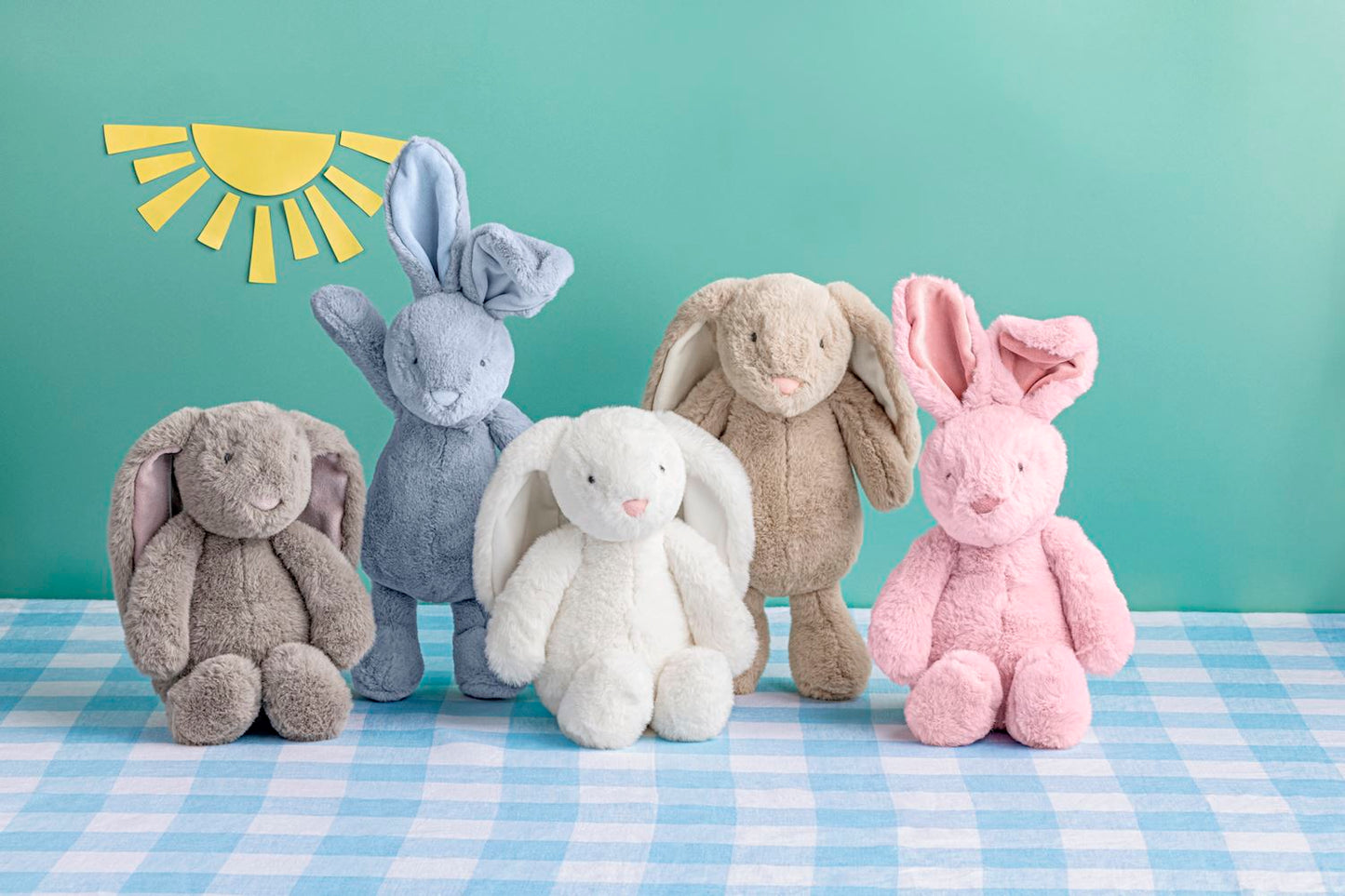 Parker the Blue Plush Bunny