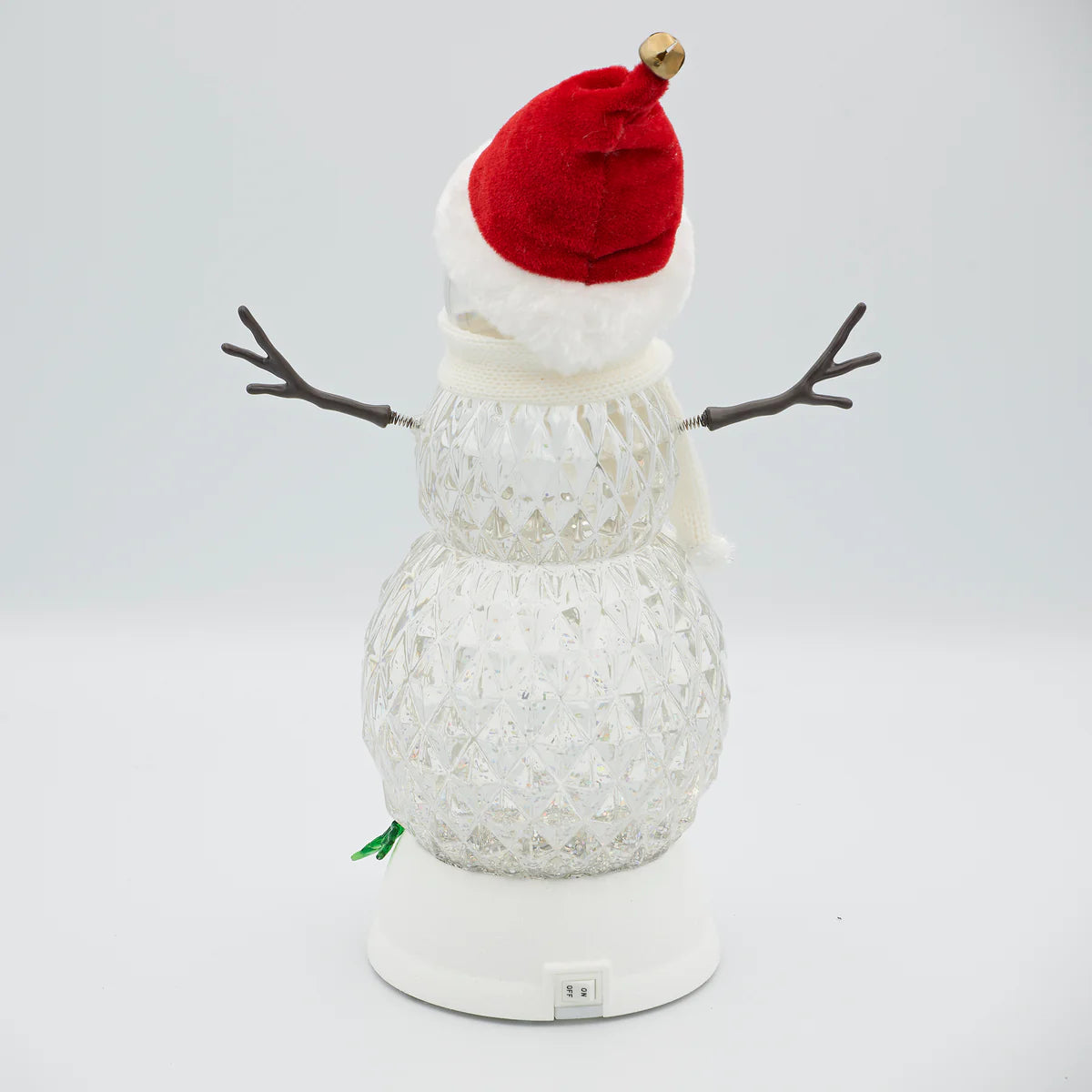 Lighted Swirl Snowman
