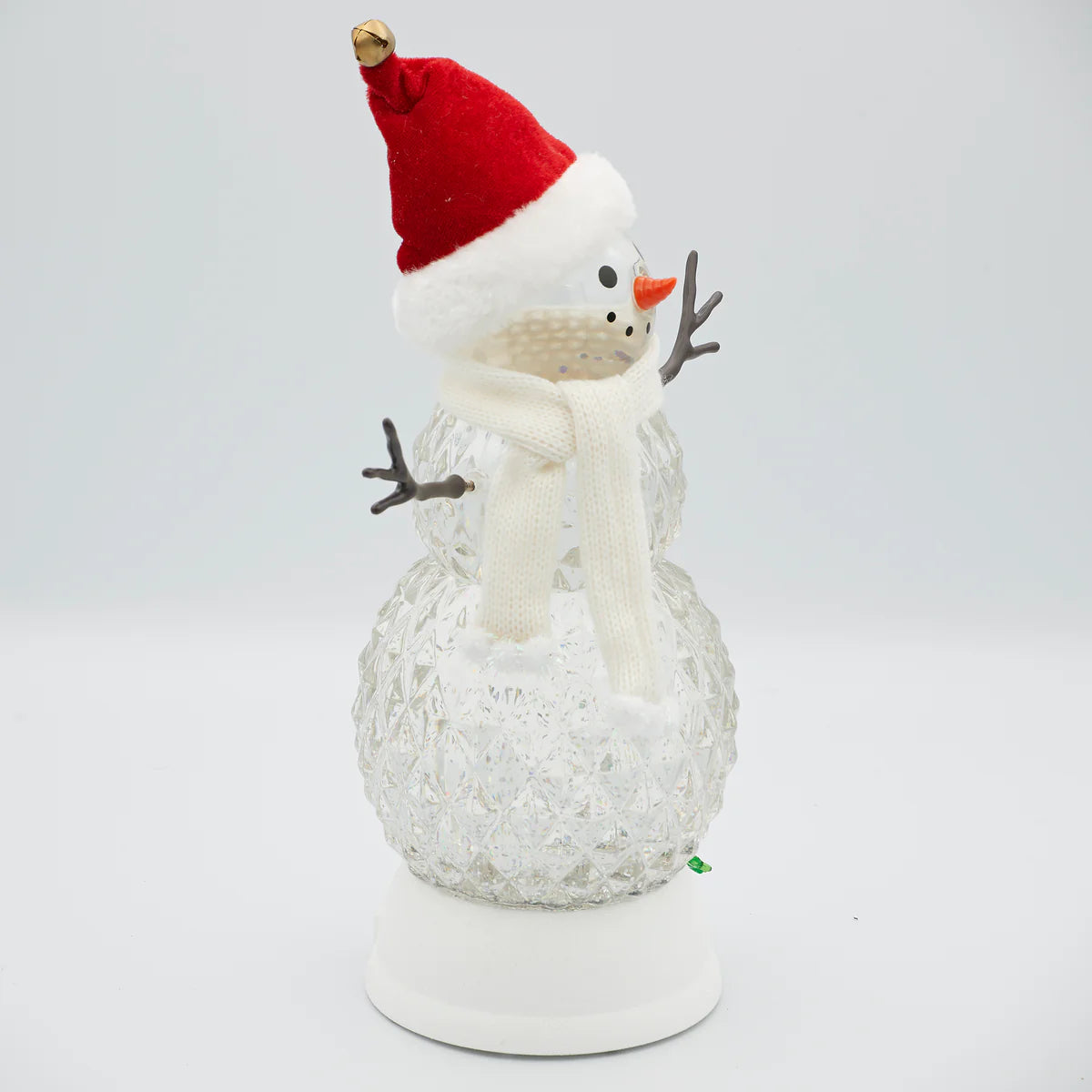 Lighted Swirl Snowman
