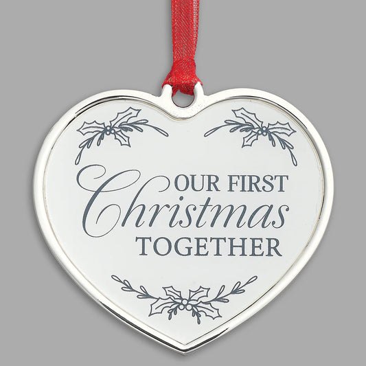 Our First Christmas Heart Ornament