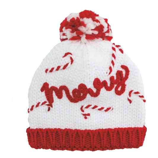 Mudpie Christmas Knit Hat Merry