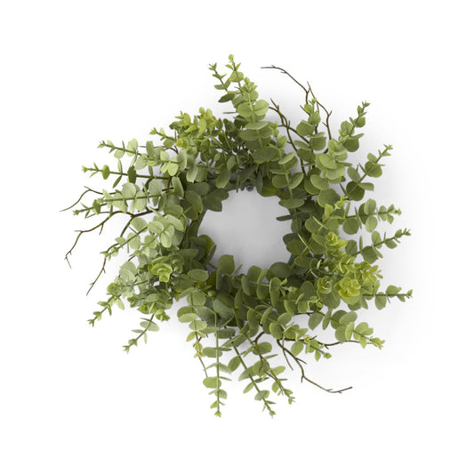 Eucalyptus & Twig Candle Ring