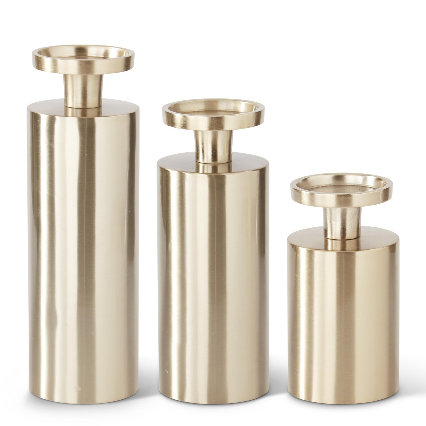 Gold Column Candleholder Medium