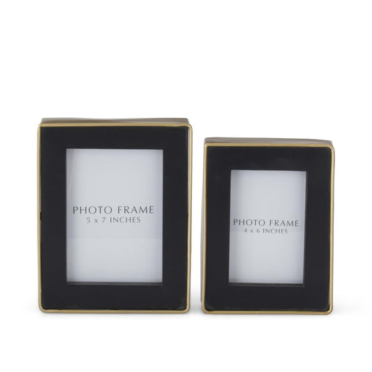 Gold & Black Metal Modern Frame 5x7