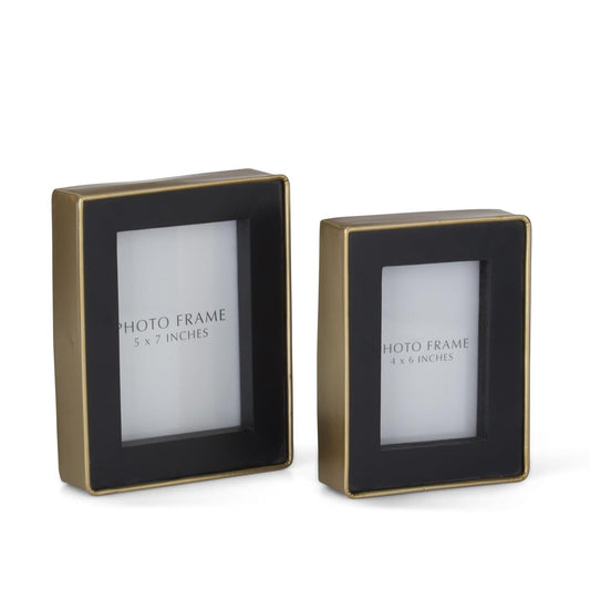Gold & Black Metal Modern Frame 4X6